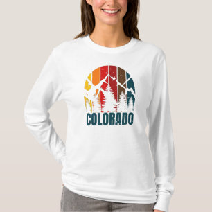 Colorado Mountains Retro T-shirt