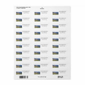 Colorado Mountains Return Address Labels (Full Sheet)