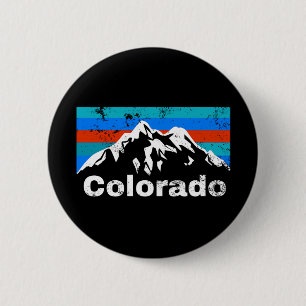 Colorado Mountains Ronde Button 5,7 Cm