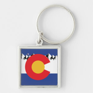 Colorado Mountains Sleutelhanger