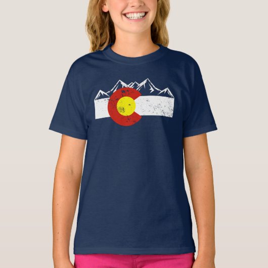 Colorado Mountains T-Shirt (Voorkant)