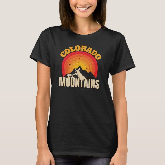 Colorado Mountains T-Shirt (Voorkant)