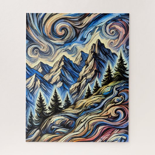 Colorado Mountainside 500 Piece Puzzle (Vertical)