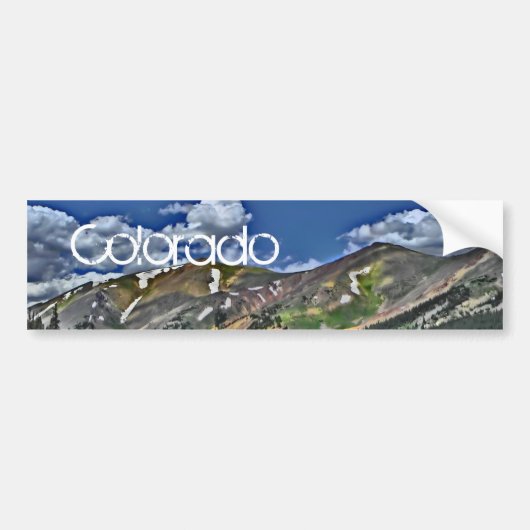 Colorado mountainticker bumpersticker (Voorkant)