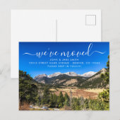 Colorado Moving Announcement Briefkaart (Voorkant / Achterkant)