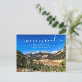 Colorado Moving Announcement Briefkaart (Staand voorkant)