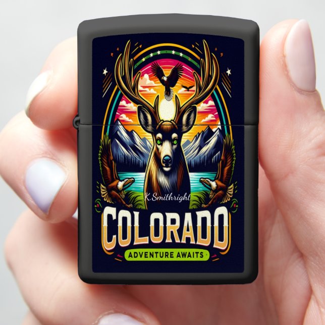 Colorado Mule Deer Adventure Logo (In Hand)