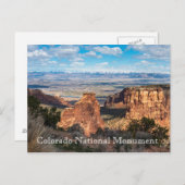 Colorado Nationaal Monument Reizen Briefkaart (Voorkant / Achterkant)