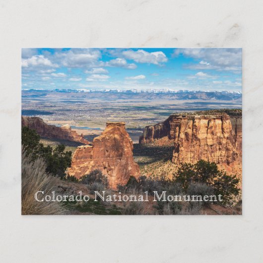 Colorado Nationaal Monument Reizen Briefkaart (Voorkant)