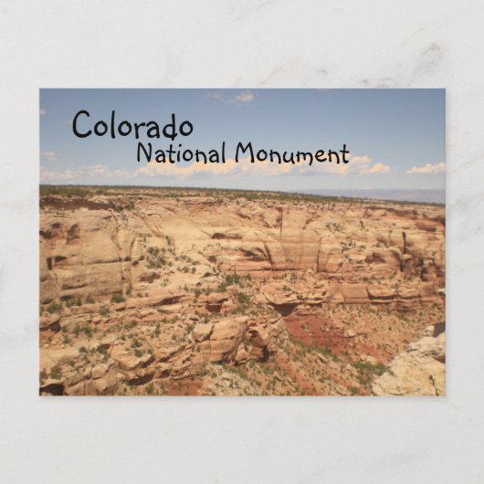 Colorado National Monument Briefkaart (Voorkant)
