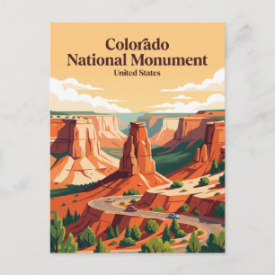Colorado National Monument Colorado Briefkaart