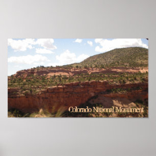 Colorado National Monument schilderachtig canyon p Poster