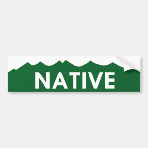 Colorado Native Bumpersticker