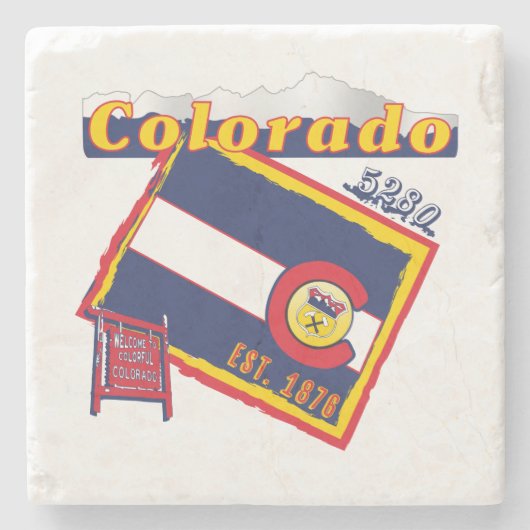 Colorado Onderzetter (Voorkant)