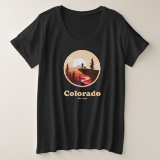 Colorado Opgericht in 1876 Dames T-Shirt Plus Size