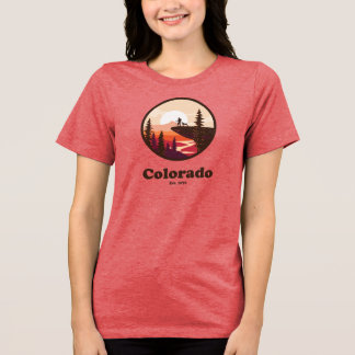 Colorado Opgericht in 1876 Tri-Blend Shirt