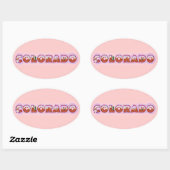 Colorado outline stickers (Vel)