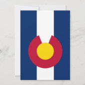 Colorado paar bruiloft uitnodiging (Achterkant)