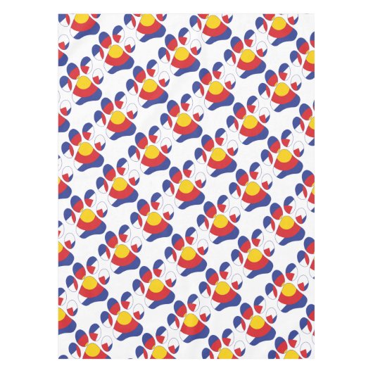 Colorado Paws Tafelkleed (Voorkant)