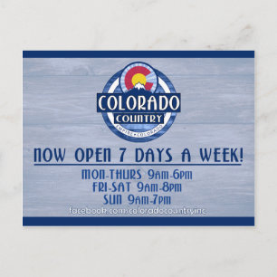 Colorado Pays Carte postale coupon 2