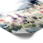 Colorado Paysage Aquarelle Poster (Coin)