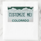 Colorado personnalisable stickers plaque d'immatri (Sac)