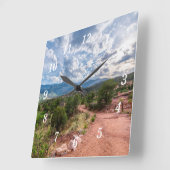 Colorado Pikes Peak Soirée Randonnée Mur Horloge (Angle)