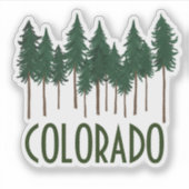 COLORADO Pine Trees Ponderosa Sticker (Voorkant)