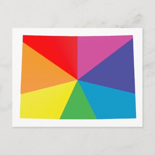 Colorado Pride, schuin. Briefkaart (Voorkant)