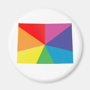 Colorado Pride, schuin. Magneet