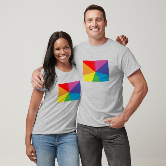 Colorado Pride, schuin. T-shirt (Unisex)