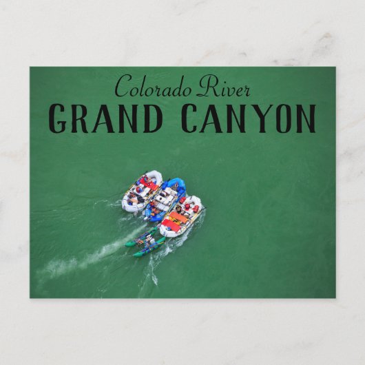 Colorado Rafting Briefkaart (Voorkant)
