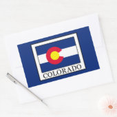 Colorado Rechthoekige Sticker (Envelop)