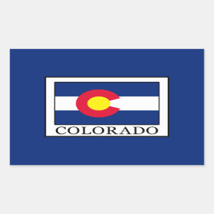 Colorado Rechthoekige Sticker