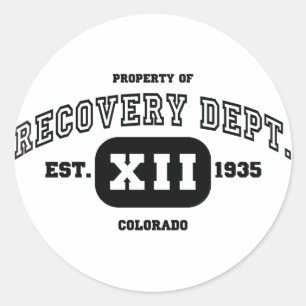COLORADO Recovery Ronde Sticker