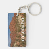 Colorado Red Rocks Landschap Sleutelhanger (achterkant)