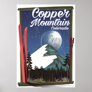 Colorado-reisposter Copper Mountain Poster