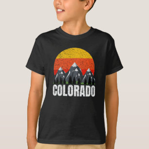 COLORADO RETRO SUN MOUNTAINS T-SHIRT