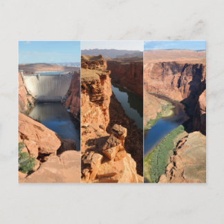 Colorado River Collage - Desert Southwest Briefkaart