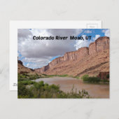 Colorado River, Moab, UT Briefkaart (Voorkant / Achterkant)