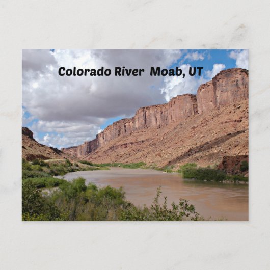 Colorado River, Moab, UT Briefkaart (Voorkant)