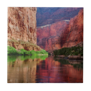 Colorado rivier in Grand Canyon, AZ Tegeltje