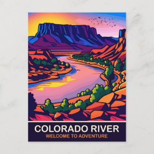 Colorado rivier, Reis Briefkaart