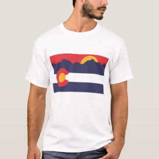 Colorado Rockies en vlag-Shirt T-shirt