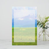 Colorado Rockies Impressionistisch Briefpapier (Staand voorkant)