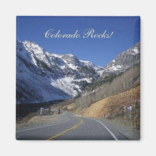 Colorado Rocks! Magneet (Voorkant)
