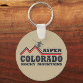colorado rocky bergstaat sleutelhanger (Voorkant)