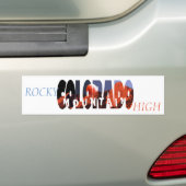 Colorado - Rocky Mountain High Bumpersticker (Op auto)
