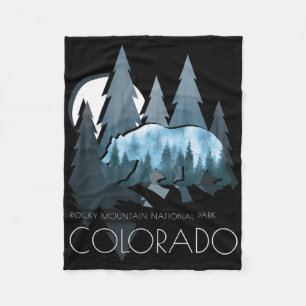 Colorado - Rocky Mountain National Park - Colorado Fleece Deken