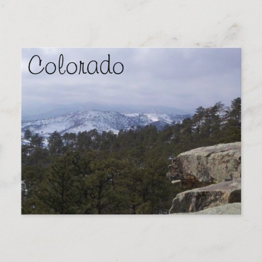 Colorado Rocky Mountains Briefkaart (Voorkant)